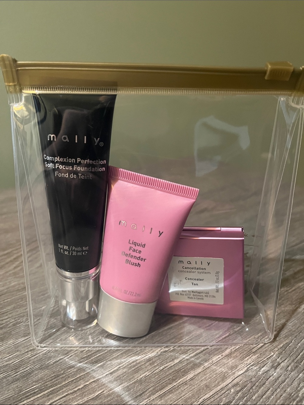 Mally Beauty Liquid Face Defender Blush & Foundation Set - Pink